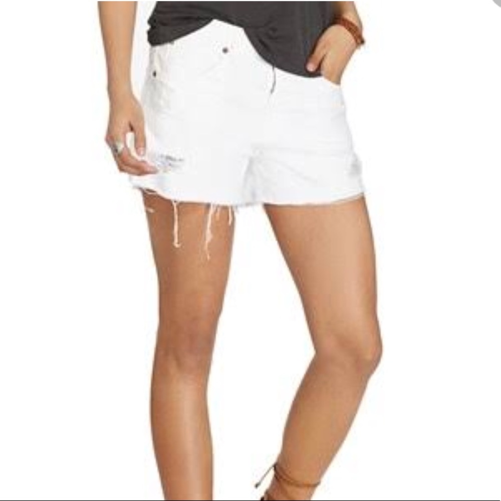 Ralph Lauren mini shorts white denim size 28